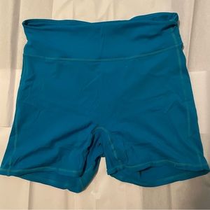 Fabletics 6 Inch Blue Shorts